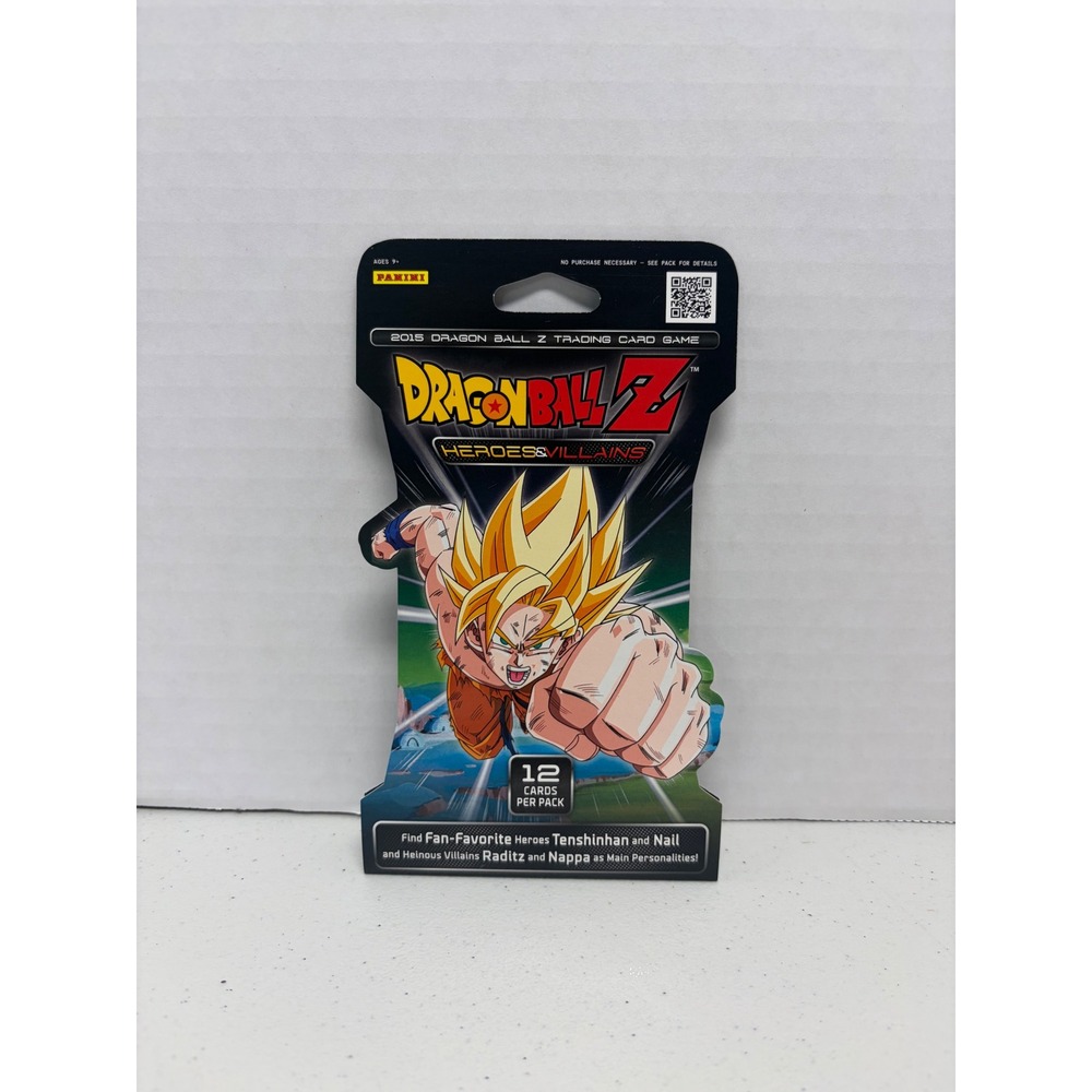 2015 Panini Dragon Ball Z TCG Heroes & Villains Booster Pack 12 Cards Sealed